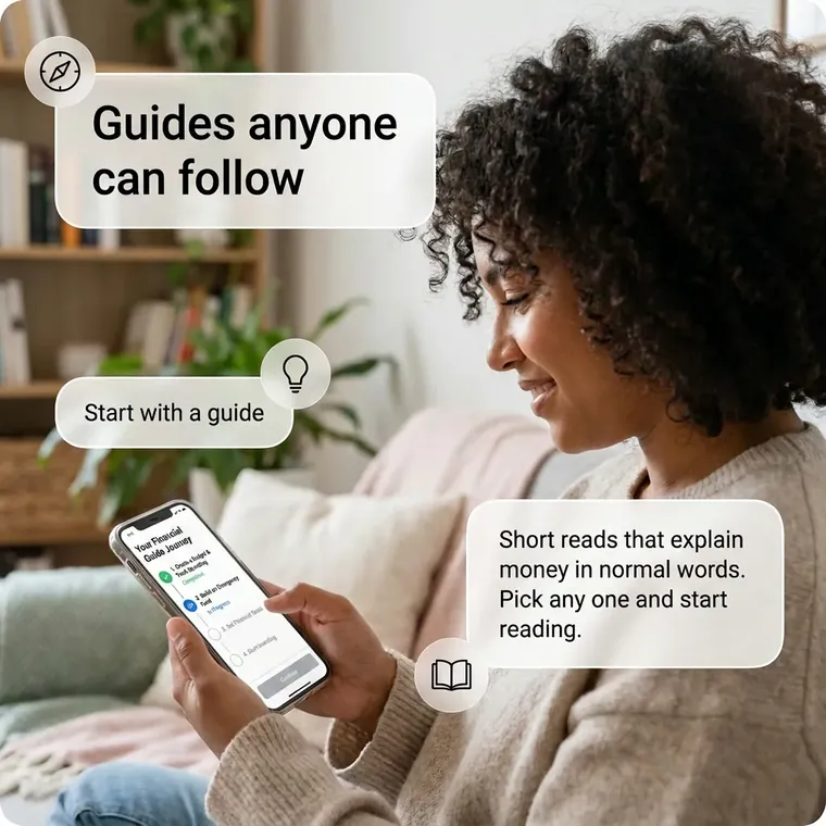 Start with a plain-language money guide